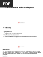 Instrumentation and Control System