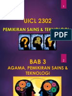 Bab 3 Agama dan Pemikiran S&T