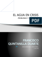 EL AGUA EN CRISIS Charla