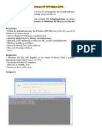 Actualizaciones Windows XP SP3