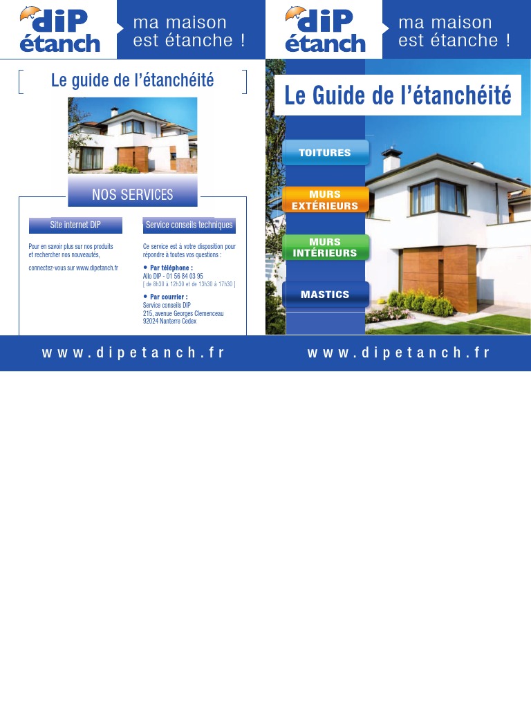 Ripolin Anti-infiltration Toiture - Membrane étanche Couleur Tuile 0.75L