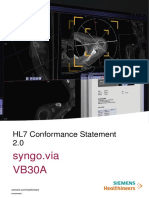 Syngo - Via VB30A: HL7 Conformance Statement 2.0