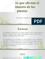 Factores Que Afectan A Las Plantas