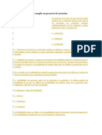 Requisitos Que Debe Cumplir Un Proyecto de Inversión