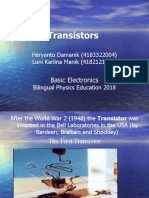 Group 6.PNP,NPN,Characteristic Of Transistor.Heryanto & Luni.BILPHY18.