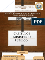 Difusión de Las Funciones Del Ministerio Público y Poder Judicial