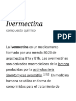 Ivermectina: compuesto químico antiparasitario