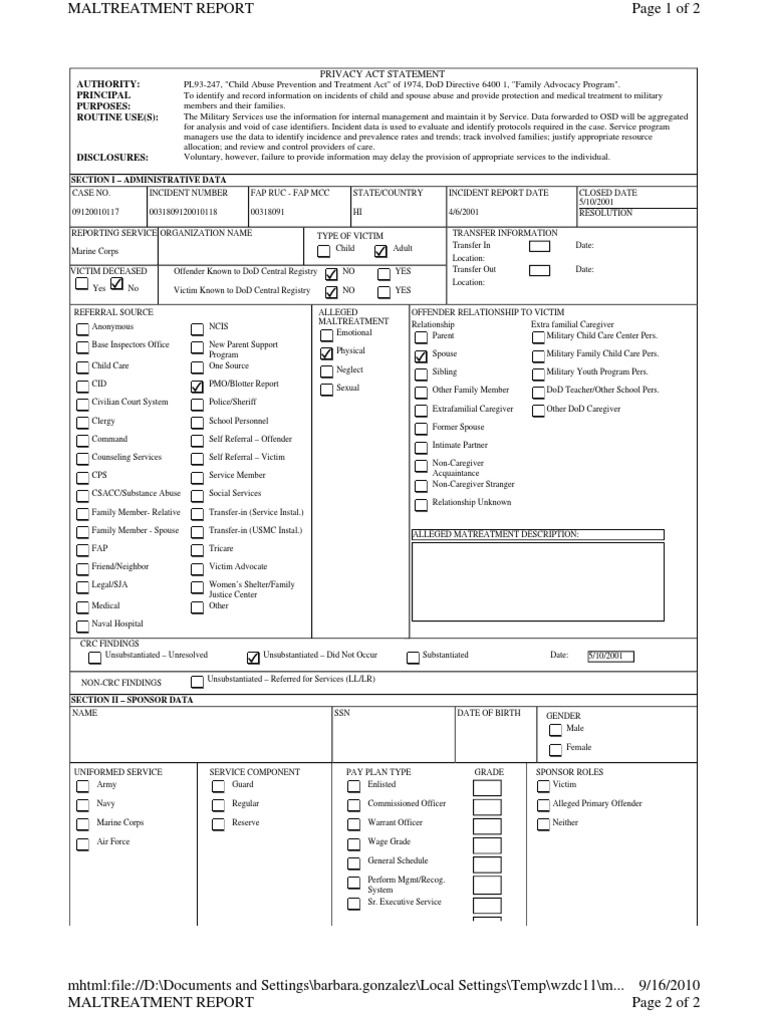 CREW: Department of Defense: Department of The Navy - U.S. Marine Corps ...
