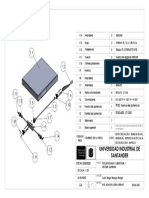 Lista de piezas del subsistema 1 con especificaciones