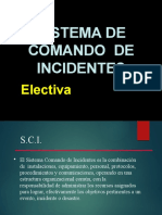 Sistema de Comando de Incidentes: Electiva