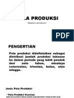 Pola Produksi