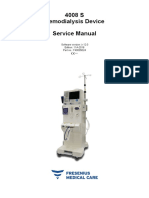 4008 S Hemodialysis Device Service Manual: Software Version: 12.0 Edition: 11A-2016 Part No.: F40005024