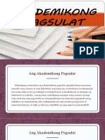 Akademikong Pagsulat