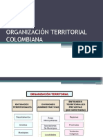 Organizacion Territorial Colombiana