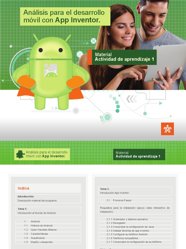 App Inventor PDF | PDF | Android (sistema operativo) | Aplicación movil