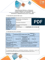 Guía de actividades y rúbrica de evaluación - Fase 3 - Determinar viabilidad del proyecto sostenible.pdf