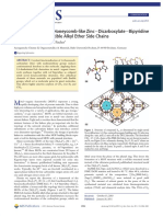 Gated Channels in A Honeycomb-Like Zinc-Dicarboxylate-Bipyridine Framework With Flexible Alkyl Ether Side Chains PDF