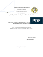 Tesis EVALUACION DEL PUESTO DE TRABAJO DE ALMACENISTA DE UNA PDF