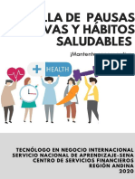 Cartilla de Pausas Activas y Hábitos Saludables