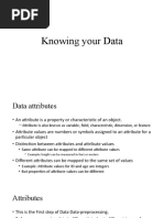 Knowing Your Data