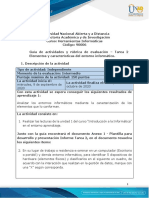 Guía de Actividades y Rúbrica de Evaluación - Unidad 1 - Tarea 2 - Elementos y Características Del Entorno Informático PDF