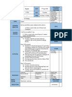 Subject Date Teaching & Learning Strategies Form DAY No of Students Time Theme Topic