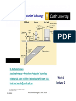 Petroleum Production Technology: Week 1 Lecture 1