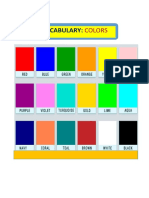 Vocabulary:: Colors