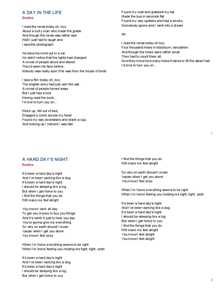 <strong>A Day in Paris: The Beatles’ Lyrical Journey Through a Single Morning in "A Day in Life">