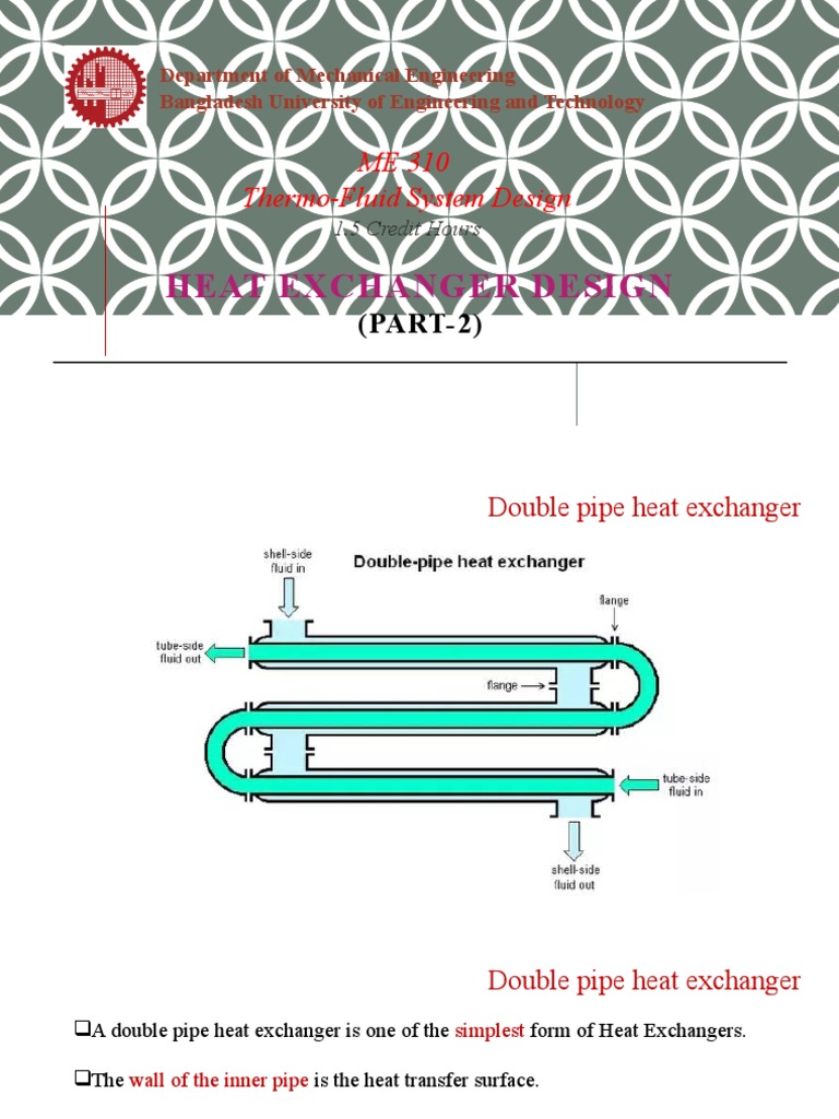 Double Pipe Heat Exchanger Animation
