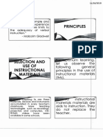 Selection and Use of Instructional Materials