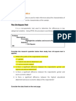 Inferential Statistics: The Chi-Square Test