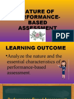 Chapter 3 Nature of Performance Based Assessment