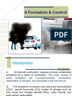 Pollutant Formation & Cotrol