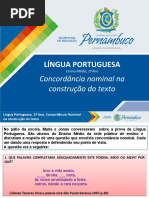 Concordância nominal na construção do texto.ppt