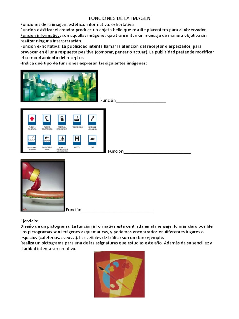 8 Funciones de La Imagen PDF | PDF 
