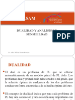 2.2 Dualidad y Analisis de Sensibilidad