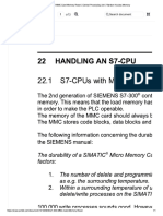 s7-300 MMC Card Memory Reset - Central Processing Unit - Random Access Memory