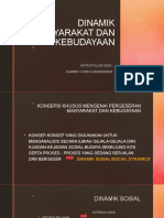 Dinamik Masyarakat Dan Kebudayaan 2019