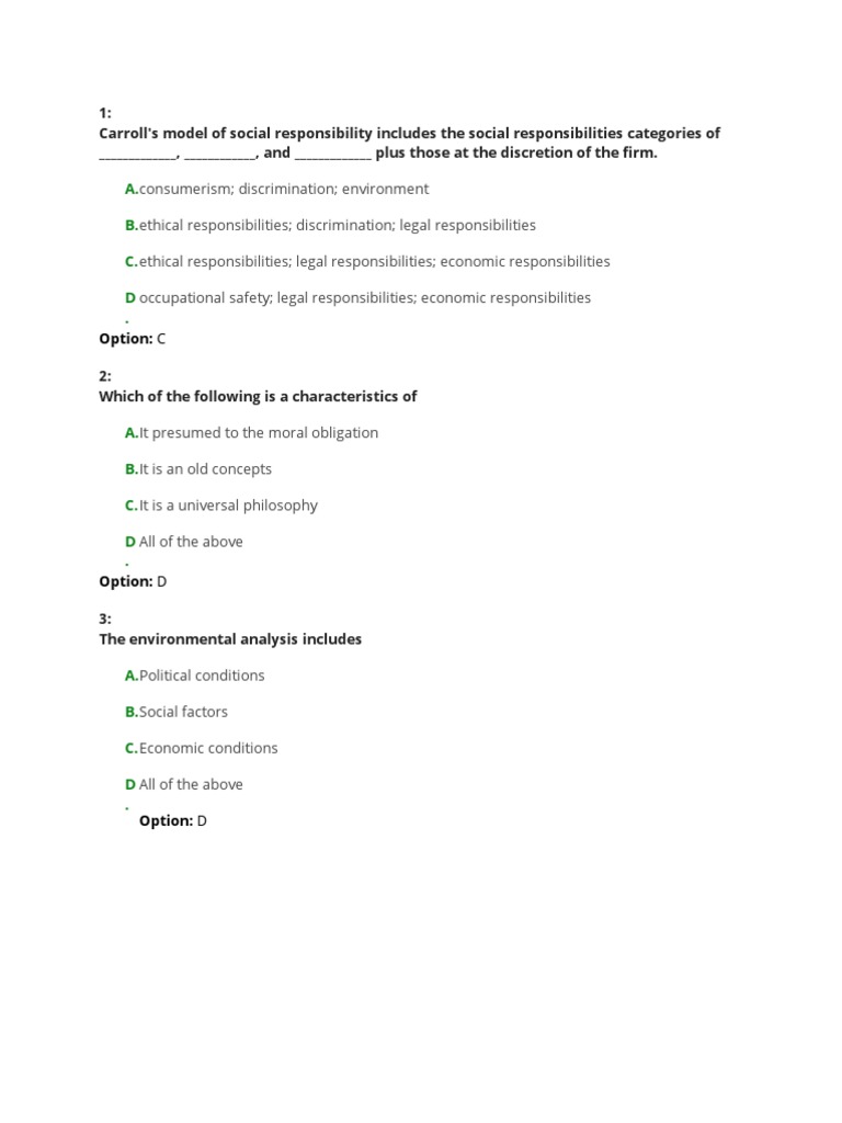 Ethics MCQs 40 PDF Business Ethics Philosophical Theories