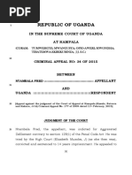 Supreme Court Uganda 2018 1 - 0 PDF