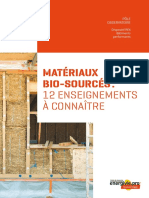 Les Materiaux Bio-sources - 12 Enseignements a Connaitre