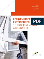 Les Menuiseries Exterieures - 12 Enseignements a Connaitre