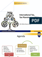 International Tax and Tax Planning and Ethics