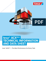 Tesa ACXplus - Technical Data Sheet