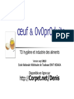 TD Oeufs Ovoproduits Corpet PDF