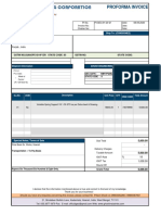 Ghosh Engineering Corporation: Proforma Invoice