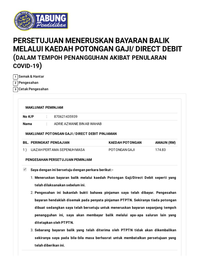 Ptptn Covid 19 Pdf