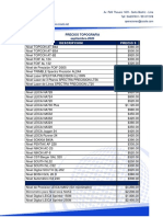 Precios - Topografía PDF