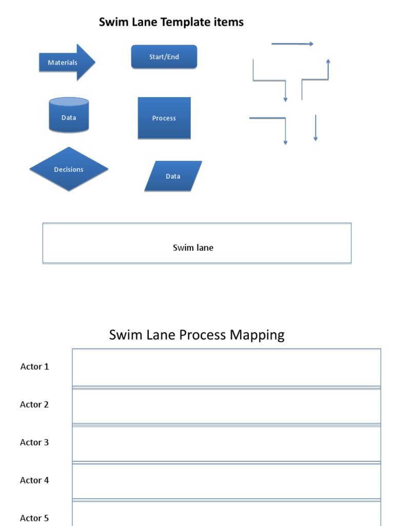 Swimlane Template | PDF | Computers | Technology & Engineering
